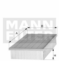 Filtr powietrza C 28 200 MANN-FILTER MANN+HUMMEL GMBH