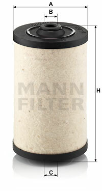 Filtr paliwa BFU 900 x MANN-FILTER MANN+HUMMEL GMBH