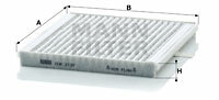 Filtr kabinowy przeciwpyłkowy CUK 2137 MANN-FILTER MANN+HUMMEL GMBH