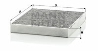 Filtr kabinowy przeciwpyłkowy CUK 2141 MANN-FILTER MANN+HUMMEL GMBH