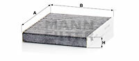 Filtr kabinowy przeciwpyłkowy CUK 2335 KIT MANN-FILTER MANN+HUMMEL GMBH