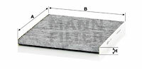 Filtr kabinowy przeciwpyłkowy CUK 2336 MANN-FILTER MANN+HUMMEL GMBH