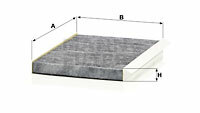 Filtr kabinowy przeciwpyłkowy CUK 2532 MANN-FILTER MANN+HUMMEL GMBH