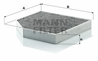 Filtr kabinowy przeciwpyłkowy CUK 2641 MANN-FILTER MANN+HUMMEL GMBH