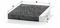 Filtr kabinowy przeciwpyłkowy CUK 2680 MANN-FILTER MANN+HUMMEL GMBH