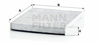 Filtr kabinowy przeciwpyłkowy CUK 26 021 MANN-FILTER MANN+HUMMEL GMBH
