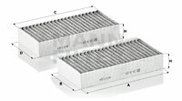Filtr kabinowy przeciwpyłkowy CUK 26 028-2 MANN-FILTER MANN+HUMMEL GMBH