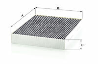 Filtr kabinowy przeciwpyłkowy CUK 28 001 MANN-FILTER MANN+HUMMEL GMBH