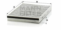 Filtr kabinowy przeciwpyłkowy CUK 3054 MANN-FILTER MANN+HUMMEL GMBH