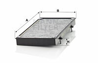 Filtr kabinowy przeciwpyłkowy CUK 3454 MANN-FILTER MANN+HUMMEL GMBH