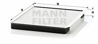 Filtr kabinowy przeciwpyłkowy CU 2331 MANN-FILTER MANN+HUMMEL GMBH