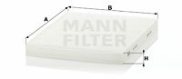 Filtr kabinowy przeciwpyłkowy CU 23 010 MANN-FILTER MANN+HUMMEL GMBH