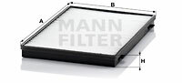 Filtr kabinowy przeciwpyłkowy CU 3943 MANN-FILTER MANN+HUMMEL GMBH