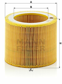 Filtr powietrza, Picolino C 1140 MANN-FILTER MANN+HUMMEL GMBH
