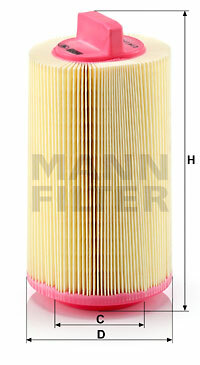 Filtr powietrza C 14 114 MANN-FILTER MANN+HUMMEL GMBH