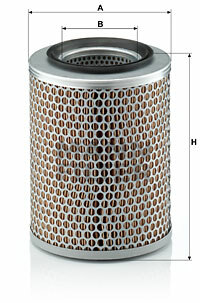 Filtr powietrza C 17 134 MANN-FILTER MANN+HUMMEL GMBH