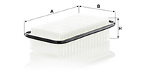 Filtr powietrza C 2513 MANN-FILTER MANN+HUMMEL GMBH