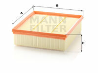 Filtr powietrza C 25 122 MANN-FILTER MANN+HUMMEL GMBH