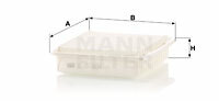 Filtr powietrza C 25 654 MANN-FILTER MANN+HUMMEL GMBH
