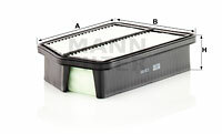 Filtr powietrza C 26 013 MANN-FILTER MANN+HUMMEL GMBH