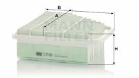 Filtr powietrza C 27 013 MANN-FILTER MANN+HUMMEL GMBH