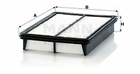 Filtr powietrza C 27 019 MANN-FILTER MANN+HUMMEL GMBH