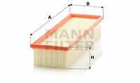 Filtr powietrza wyprzedaż C 3485/2 MANN-FILTER MANN+HUMMEL GMBH