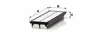Filtr powietrza C 36 020 MANN-FILTER MANN+HUMMEL GMBH