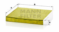 Filtr kabinowy przeciwpyłkowy, FreciousPlus FP 2358 MANN-FILTER MANN+HUMMEL GMBH
