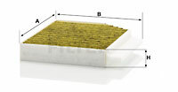 Filtr kabinowy przeciwpyłkowy, FreciousPlus FP 26 023 MANN-FILTER MANN+HUMMEL GMBH