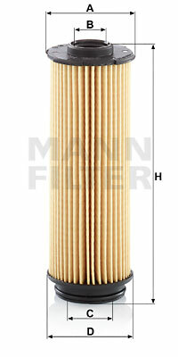 Filtr oleju HU 6022 z MANN-FILTER MANN+HUMMEL GMBH