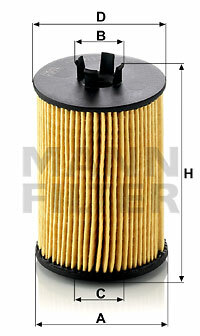 Filtr oleju HU 612/1 x MANN-FILTER MANN+HUMMEL GMBH