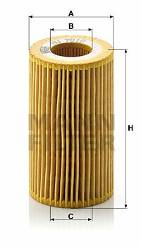 Filtr oleju HU 7010 z MANN-FILTER MANN+HUMMEL GMBH