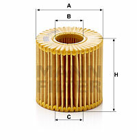 Filtr oleju HU 7019 z MANN-FILTER MANN+HUMMEL GMBH