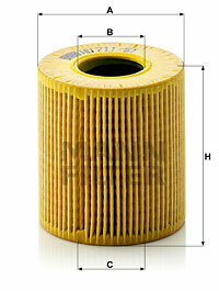Filtr oleju HU 711/51 x MANN-FILTER MANN+HUMMEL GMBH