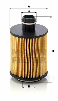 Filtr oleju HU 712/11 x MANN-FILTER MANN+HUMMEL GMBH