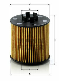 Filtr oleju HU 712/6 x MANN-FILTER MANN+HUMMEL GMBH