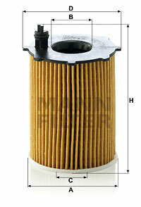 Filtr oleju HU 716/2 x MANN-FILTER MANN+HUMMEL GMBH