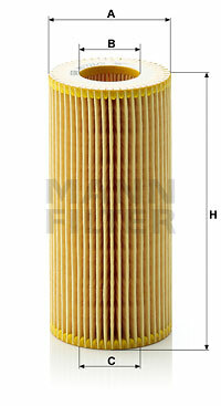 Filtr oleju HU 721/2 x MANN-FILTER MANN+HUMMEL GMBH
