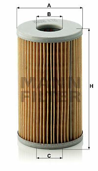 Filtr oleju H 720 x MANN-FILTER MANN+HUMMEL GMBH
