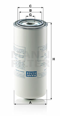 Filtr, technika sprężania powietrza LB 962/2 MANN-FILTER MANN+HUMMEL GMBH