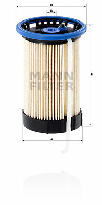 Filtr paliwa PU 8014 MANN-FILTER MANN+HUMMEL GMBH