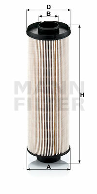 Filtr paliwa PU 855 x MANN-FILTER MANN+HUMMEL GMBH