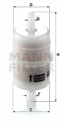 Filtr WK 32/6 MANN-FILTER MANN+HUMMEL GMBH