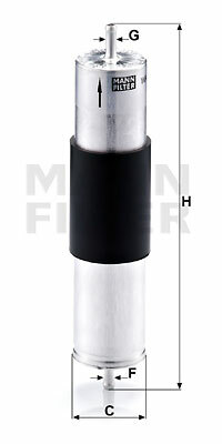 Filtr paliwa WK 521/3 MANN-FILTER MANN+HUMMEL GMBH