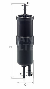 Filtr paliwa WK 6030 MANN-FILTER MANN+HUMMEL GMBH