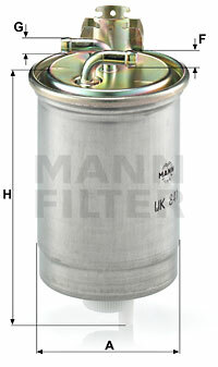 Filtr paliwa WK 841 MANN-FILTER MANN+HUMMEL GMBH
