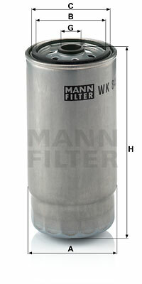 Filtr paliwa WK 845/7 MANN-FILTER MANN+HUMMEL GMBH
