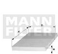 Filtr kabinowy przeciwpyłkowy wyprzedaż, CU 2631, MANN-FILTER MANN+HUMMEL GMBH w ofercie sklepu e-autoparts.pl 