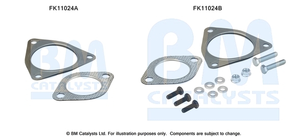 zestaw montażowy, filtr sadzy / filtr cząstek stałych FK11024 BM CATALYSTS